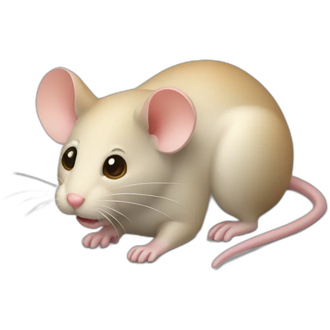 lab mouse top view emoji