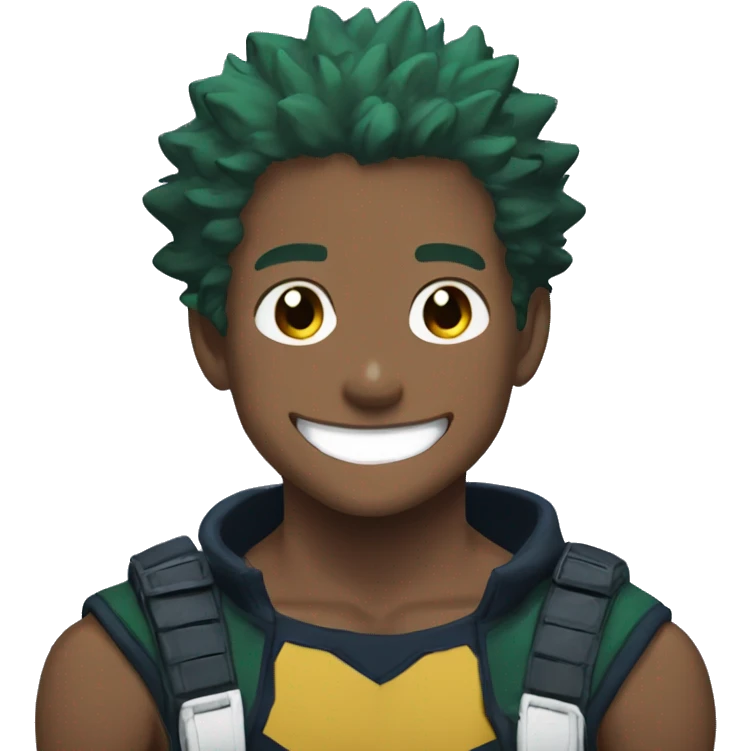 MY hero academia hawks smile emoji