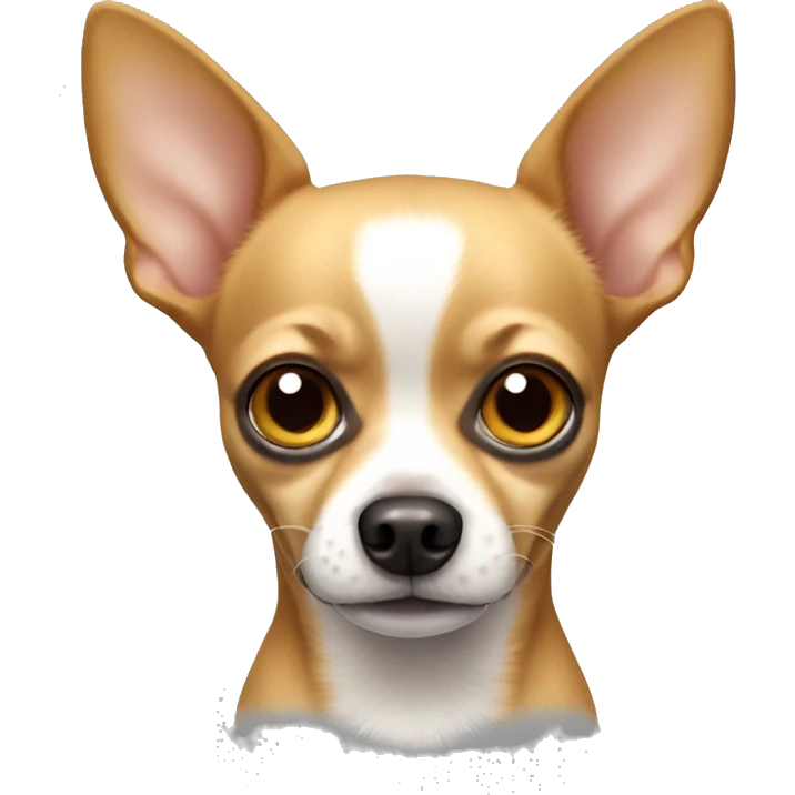 Chihuahua with hanging ears  emoji