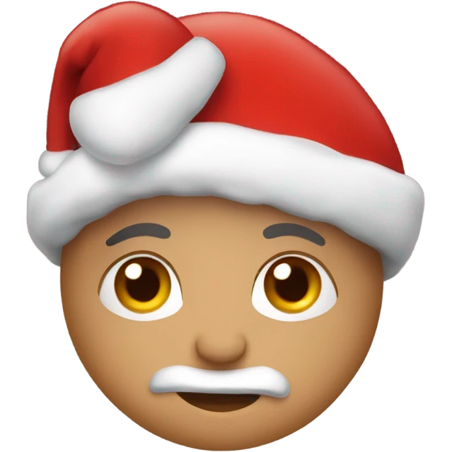Christmas red heart  emoji