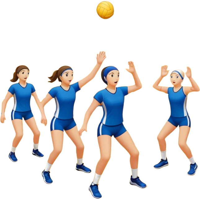 Volley ball practice  emoji