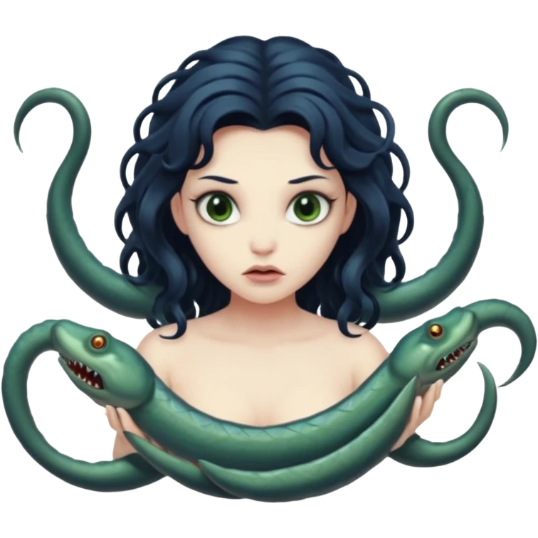 scylla a nymph with six eel heads and a monster body emoji