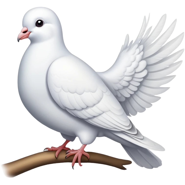 white dove pigeon emoji