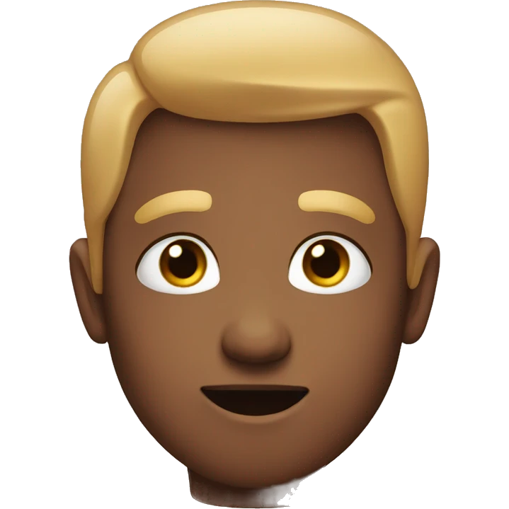 Blushing person emoji