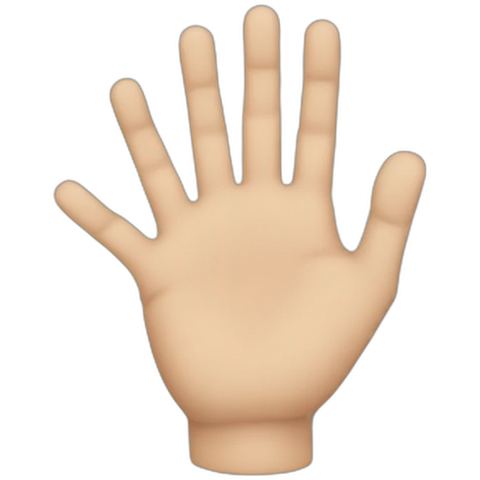 Hand emoji