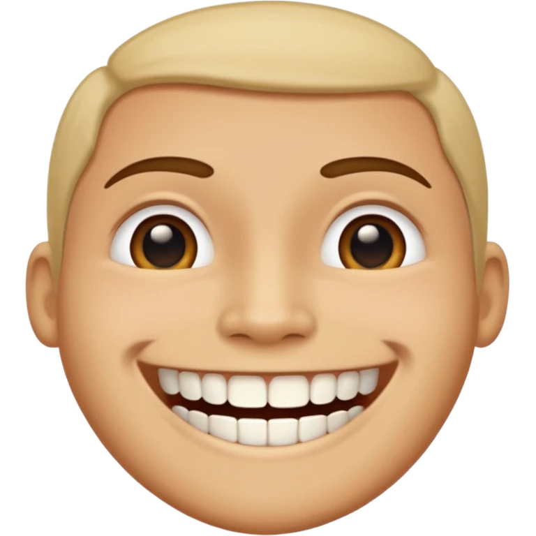 Face with only bottom teeth showing  emoji