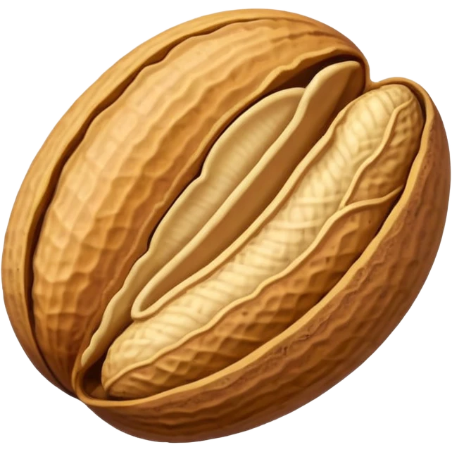 Single Peanut (eight shape) in its Shell emoji