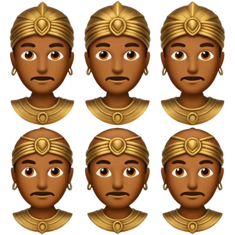 sanxingdui bronze man emoji set emoji