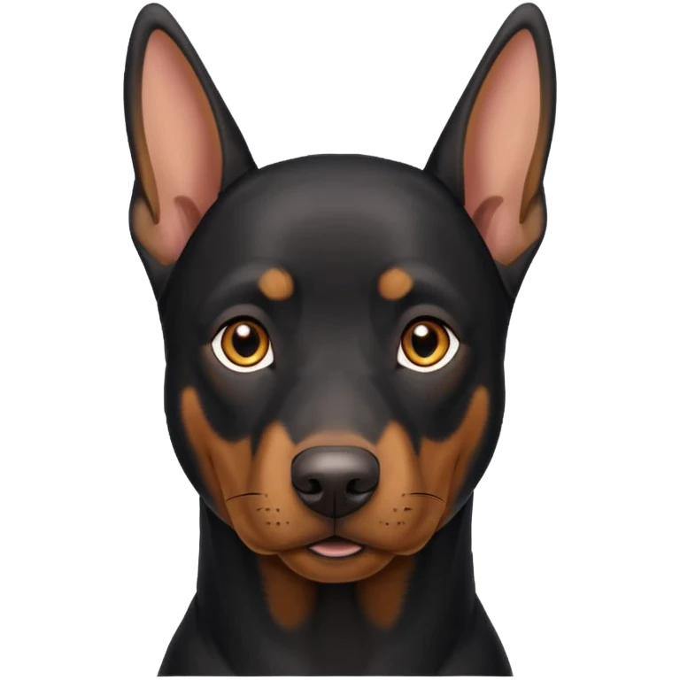 Dobermann hängeohren emoji
