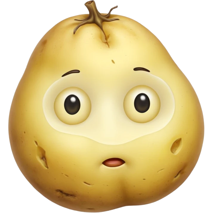 peeled potato emoji