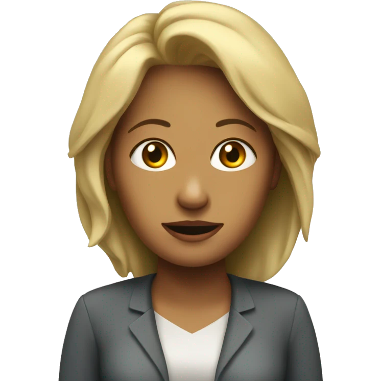 woman charge mentale emoji