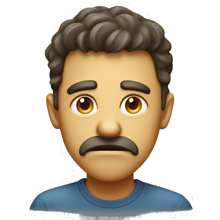 Disgusted nauseous face emoji