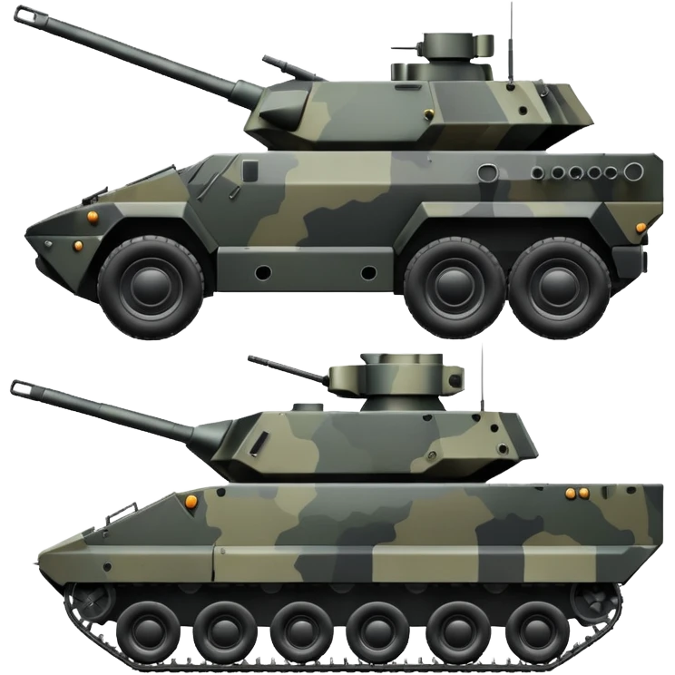 generate an ultra realistic armored vehicle emoji