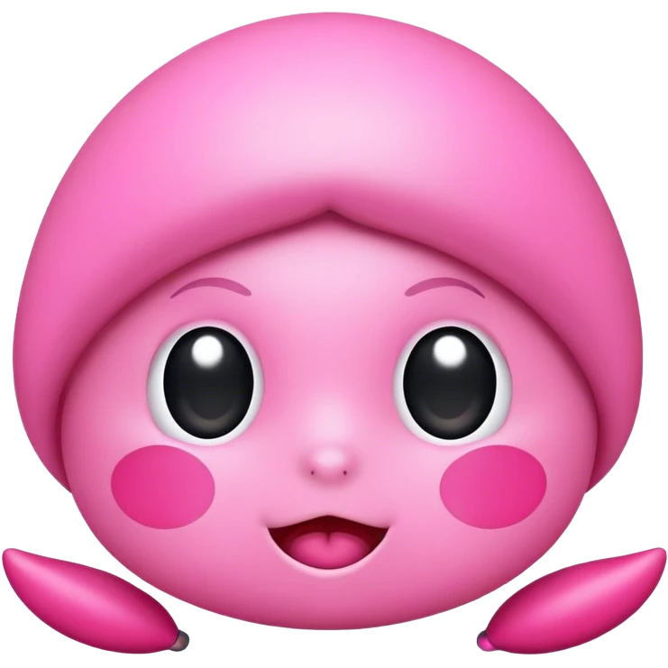 Popo rosa emoji