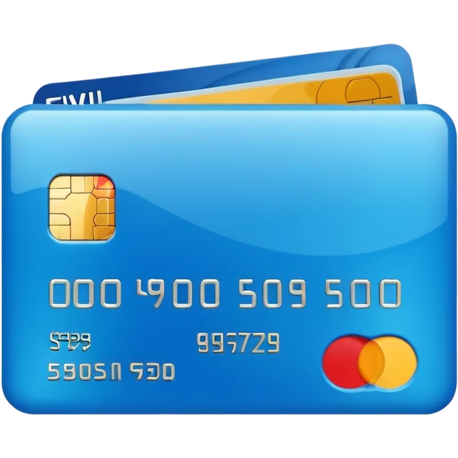3D style credit card icon, no text emoji
