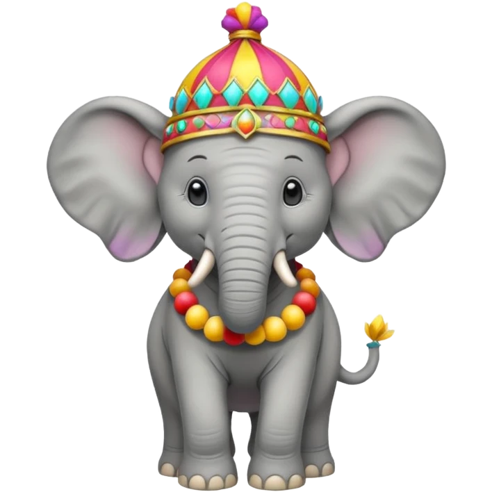 A circus elephant emoji