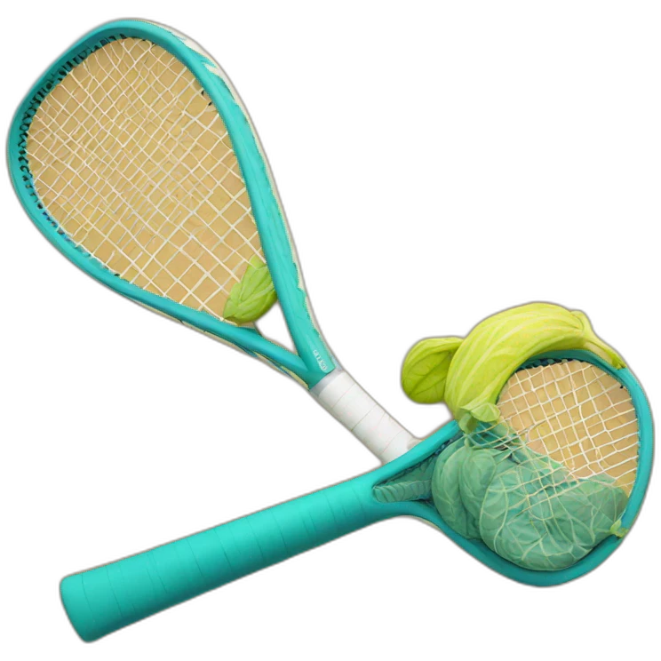 Squash racquets crossed emoji