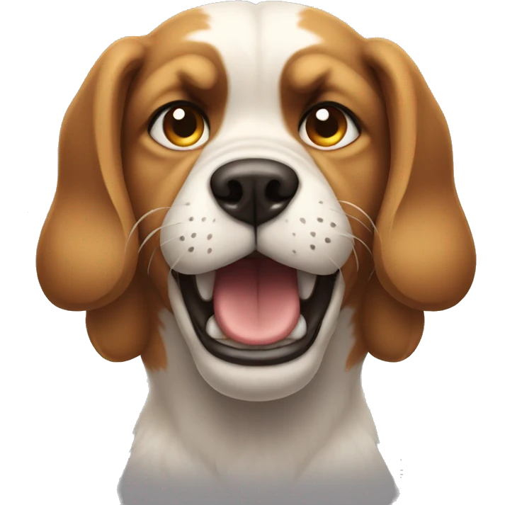 angry dog emoji