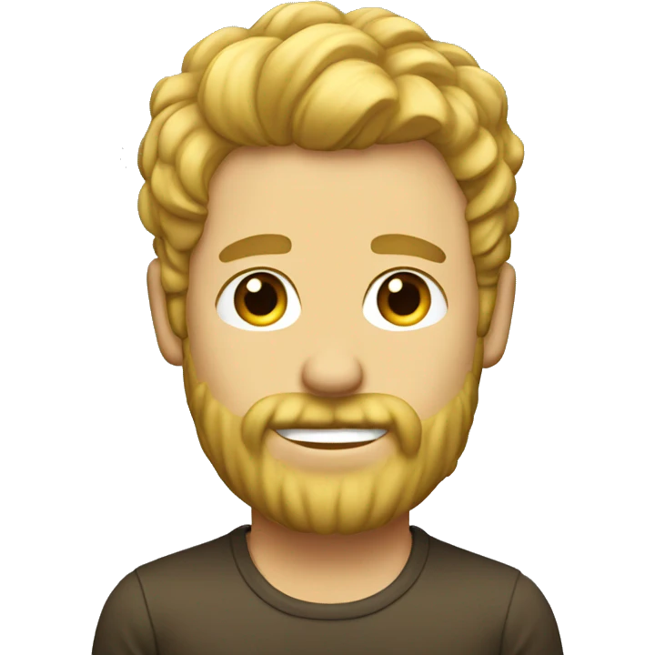 blonde hairy man emoji