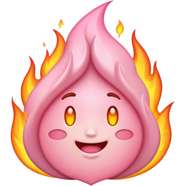 Pale pink fire emoji ios emoji