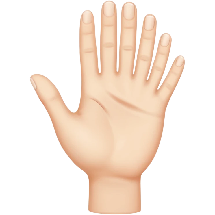 clean hand emoji