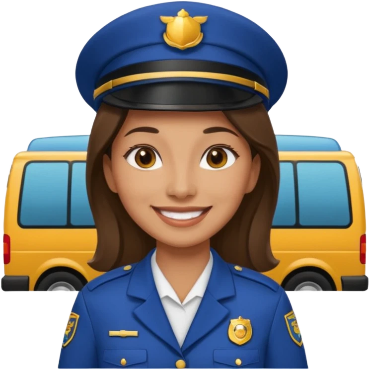 woman minibus driver emoji