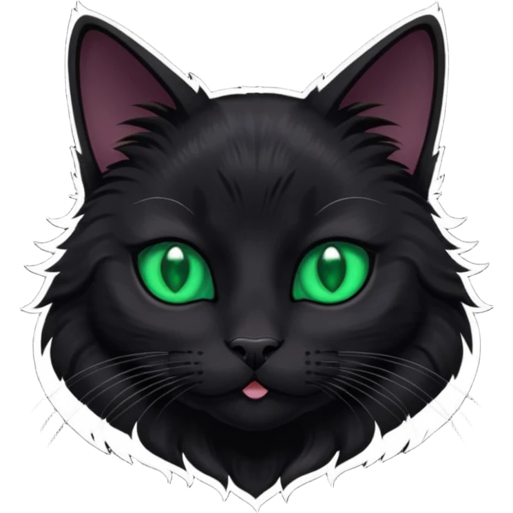 Black cat emoji