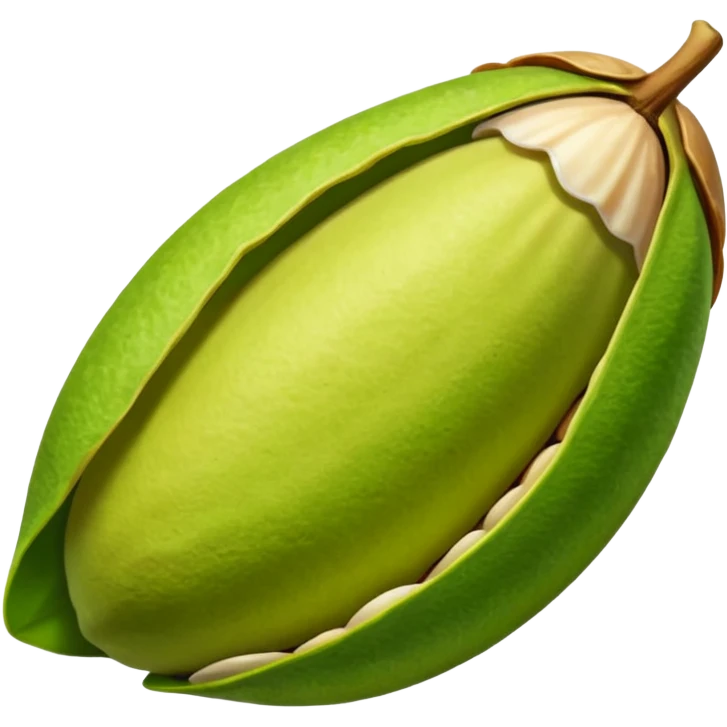 pistachio with shall emoji