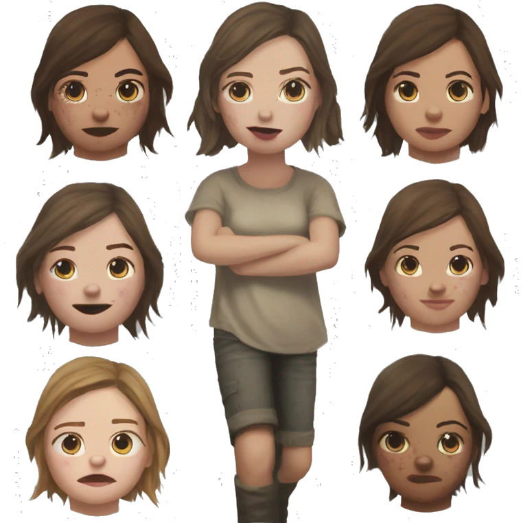 Ellie Williams the last of us Santa Barbara  emoji