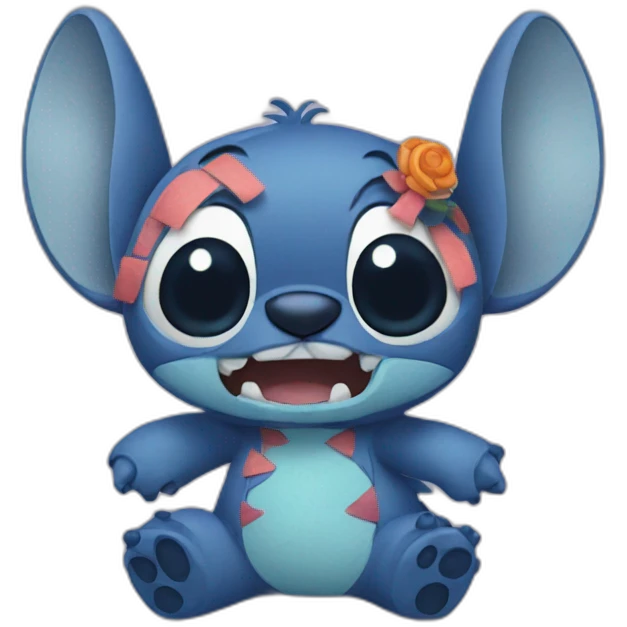 stitch halloween emoji