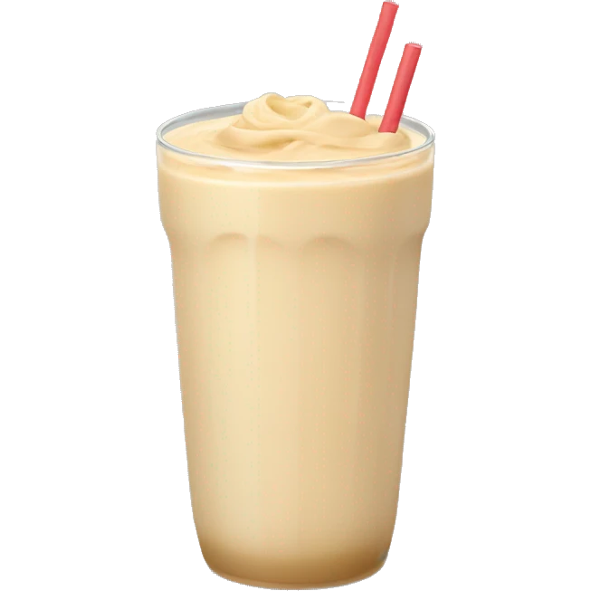 Beige smoothie emoji