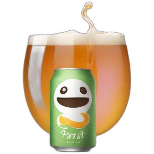 Yoga drink beer emoji