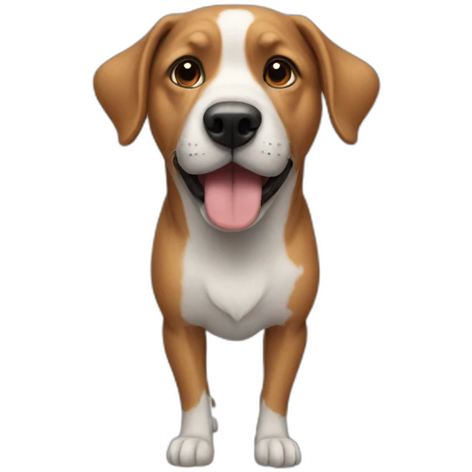 dog on a men emoji