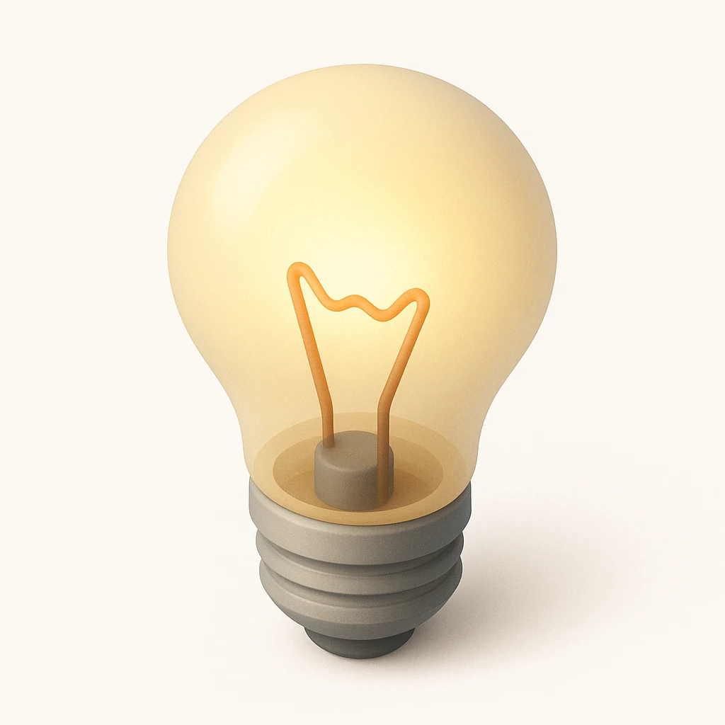 lightbulb emoji