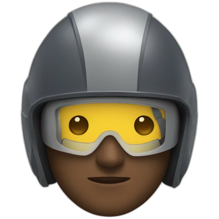 Рере wearing helmet emoji