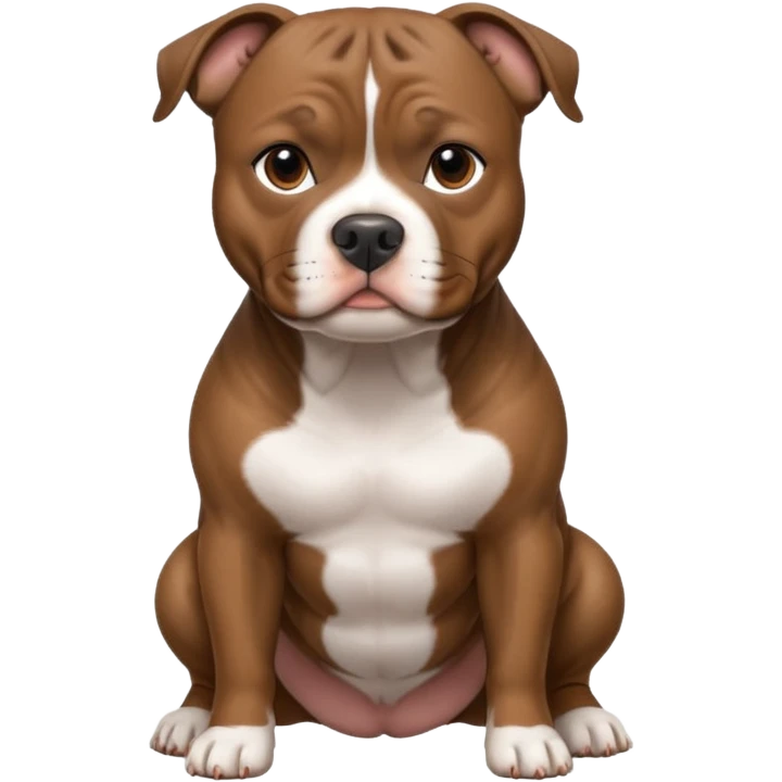 brindle staffordshire bull terrier emoji
