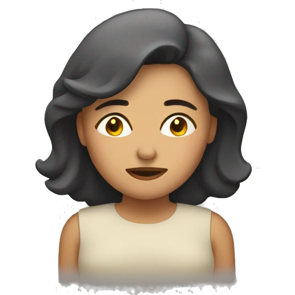 Mujer durmiendo  emoji