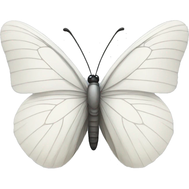 white butterfly emoji
