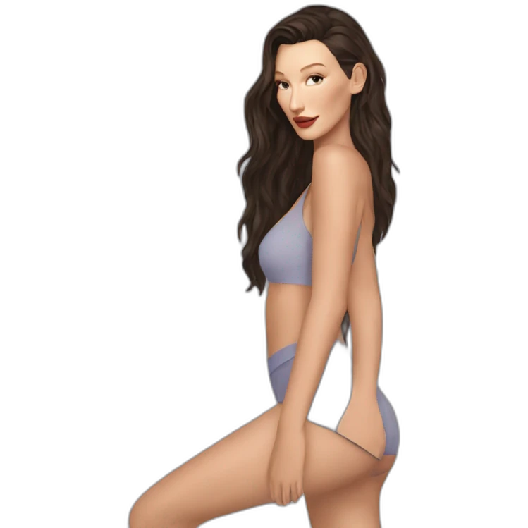 Bella Hadid  emoji