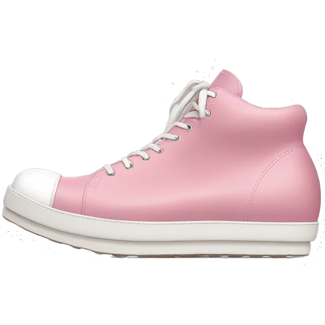 pink rick owens shoes emoji