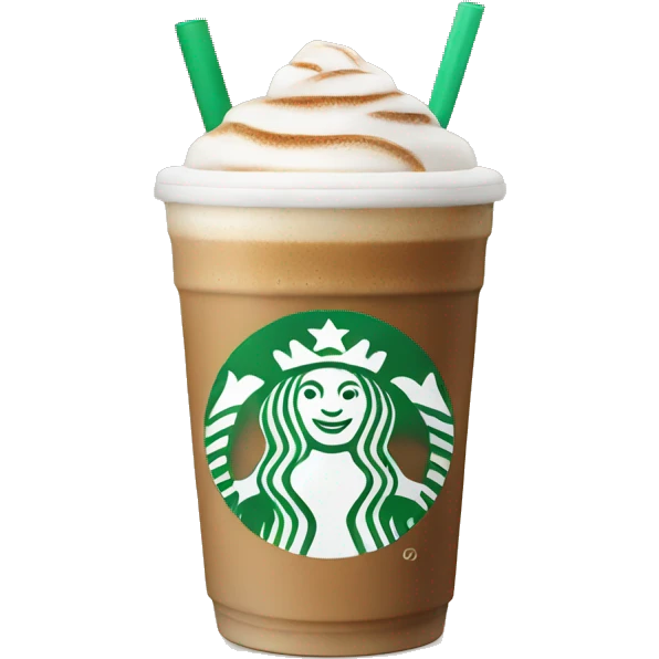 Ice coffee latte  emoji