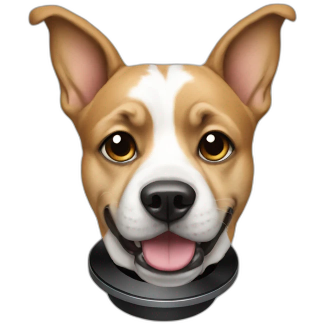Dj dog emoji