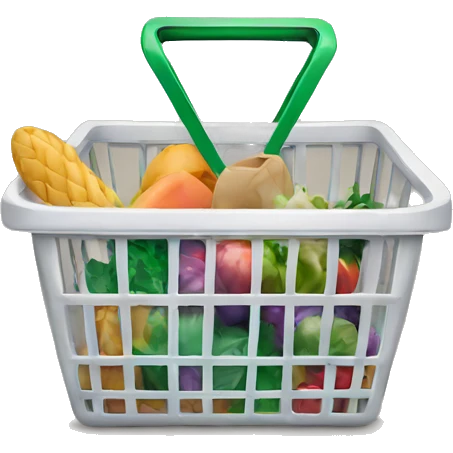 shopping basket emoji