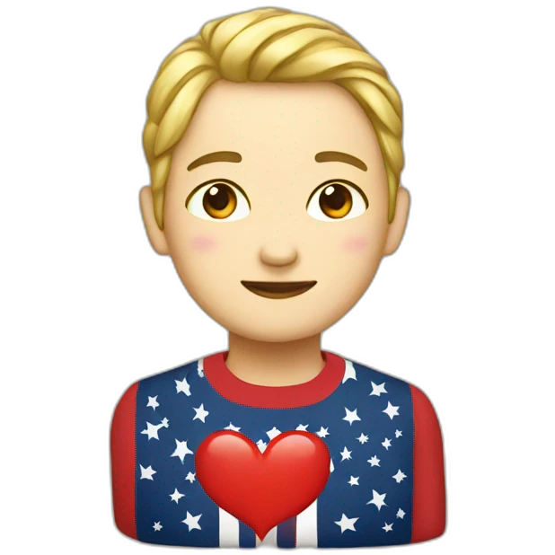 china loves usa emoji