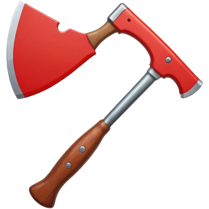 A red Axe  emoji