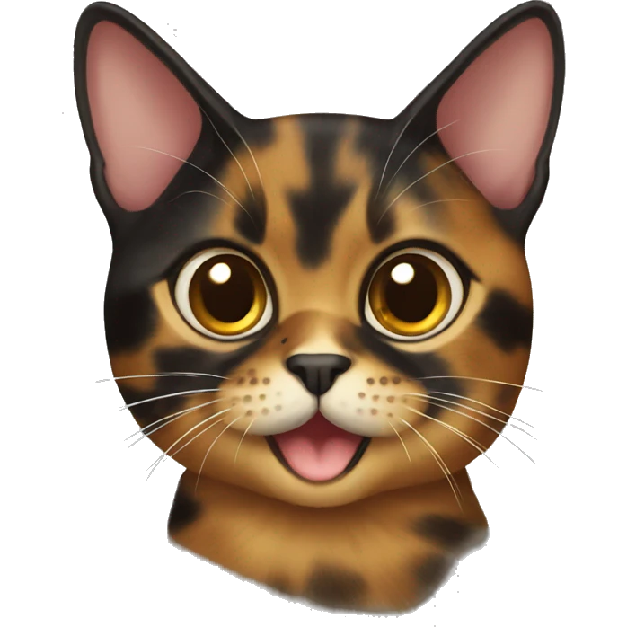 Tortie cat emoji