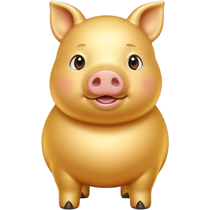 황금색 되지 emoji