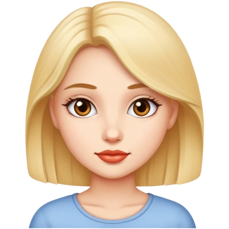 красивая девушка emoji