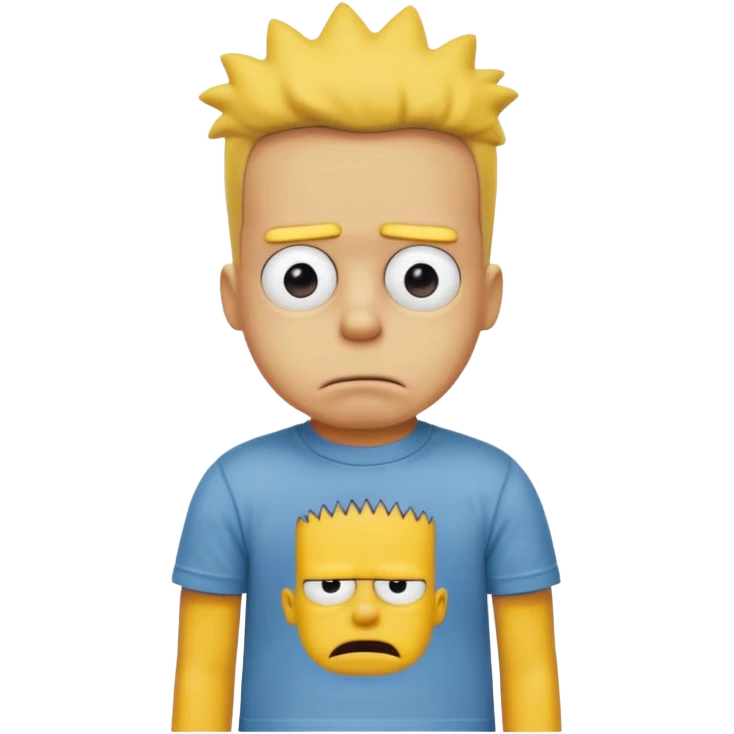 depressed bart simpson emoji