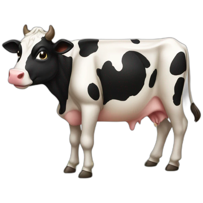 Vache sur tortue emoji